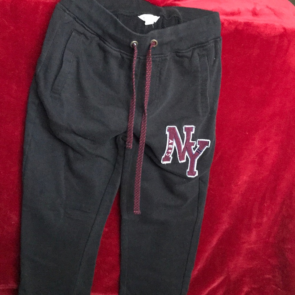 black sweatpants